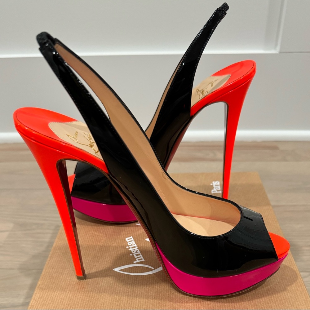 Christian Louboutin Lady Peep Sling Size 42